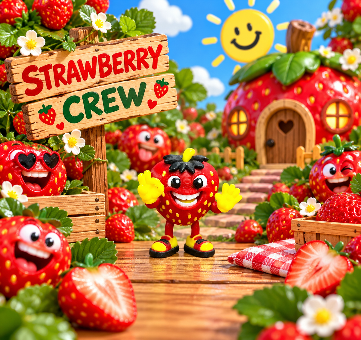 Goofy Fruit Magnets